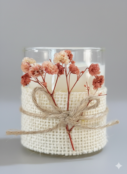 LUXURY Rose Soy Wax Candle